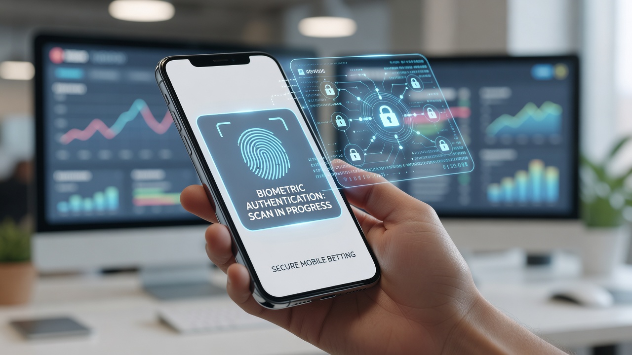 Secure server infrastructure supporting biometric data processing for betting platforms